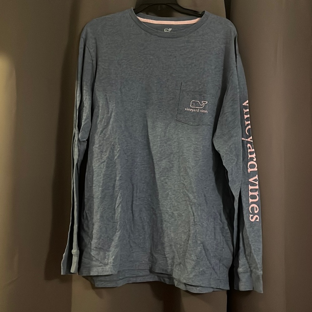 Vineyard Vines Blue Long Sleeve Tshirt L